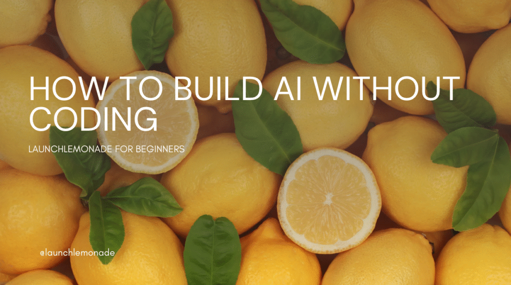 A beginner's guide to no code AI